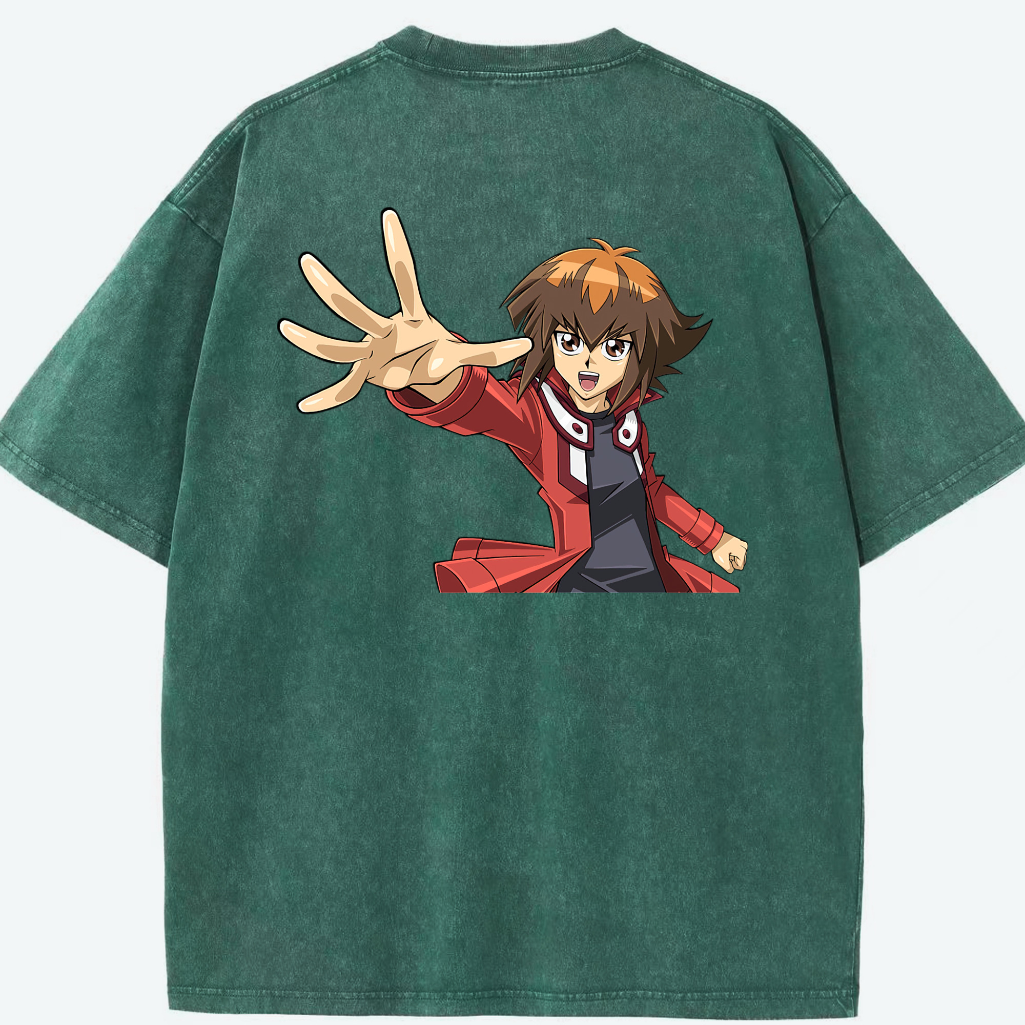 （画像用） 遊☆戯☆王 Yu-Gi-Oh! 綿100% ヴィンテージ風 半袖Tシャツ（背面プリント）
